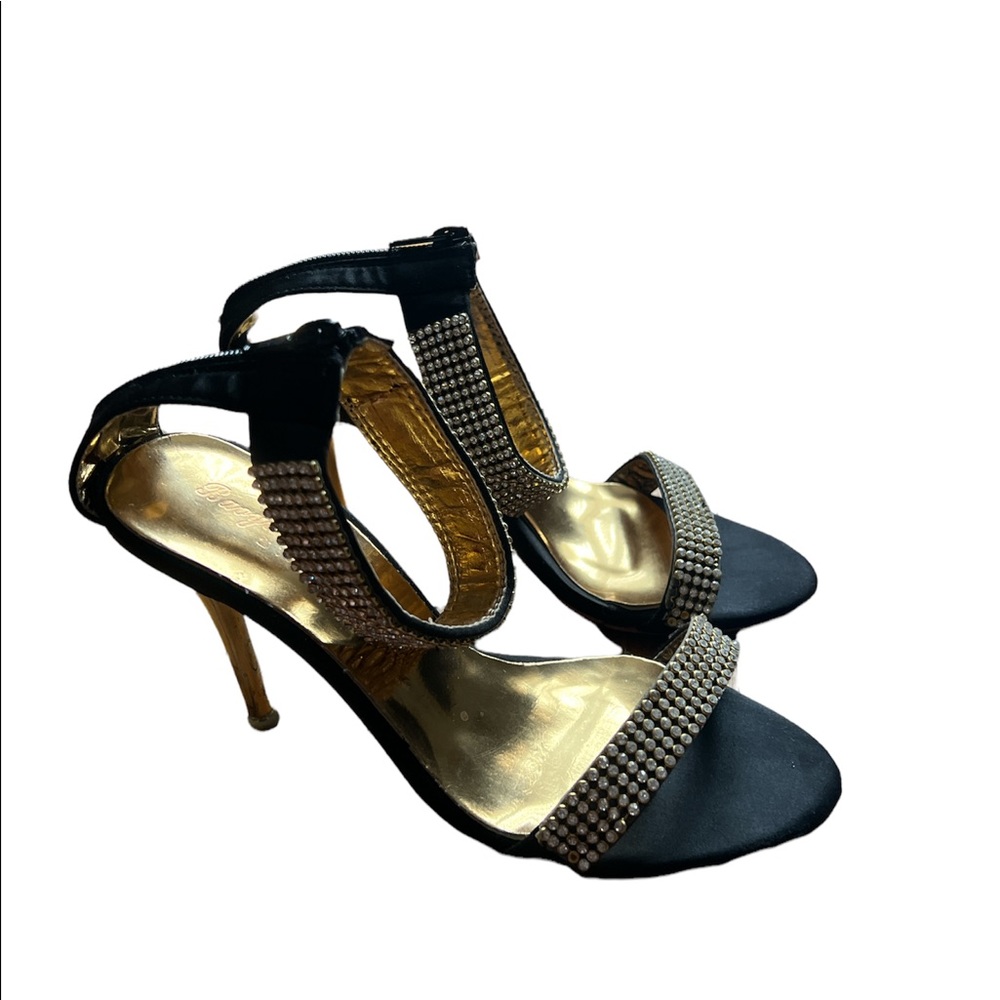 Yesstyle Rhinestone Heeled Sandal - Picture 7 of 7